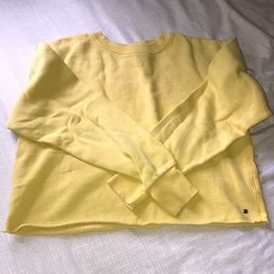 Yellow American Eagle crop top